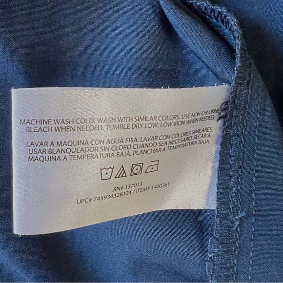 Orvis Embossed Pull On Travel Skort Womens XL Blue Golf Tennis Outdoor Hiking - Picture 6 of 6